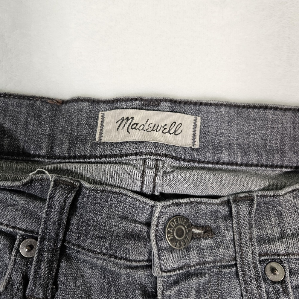 Madewell Jeans Womens Size 25 Gray 9" High Riser Skinny Skinny Denim - Picture 3 of 10